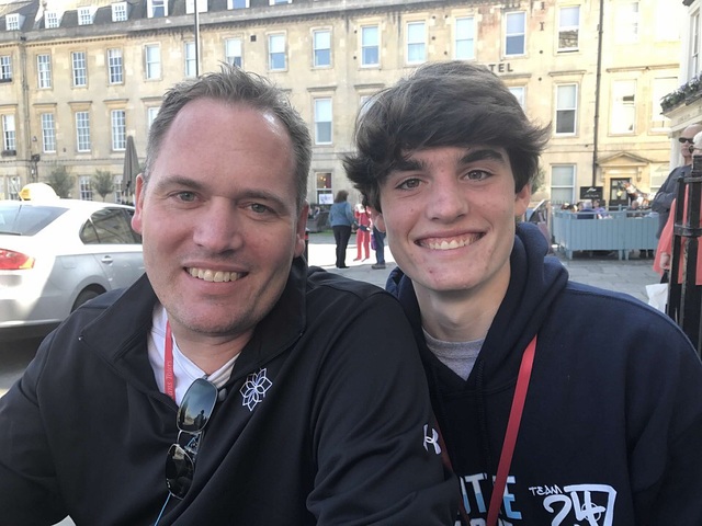 Yo fui a la Barcelona con mi familia.