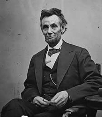 Abraham Lincoln is elected President