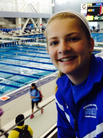 Fui a Greensboro para natación.