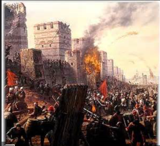 Muslims Attack Constinapole