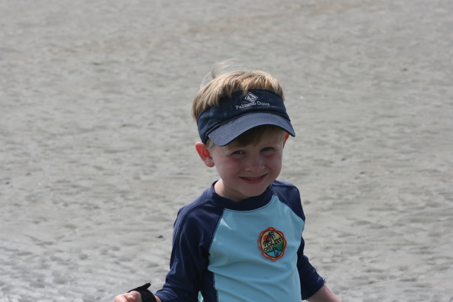 Fui a primeras vacaciones de la playa