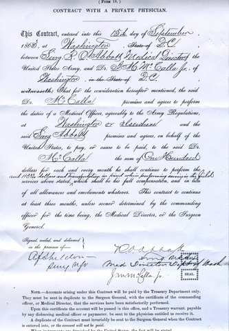 The war contracts completed to date