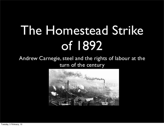 Homestead Steel Labor Strike