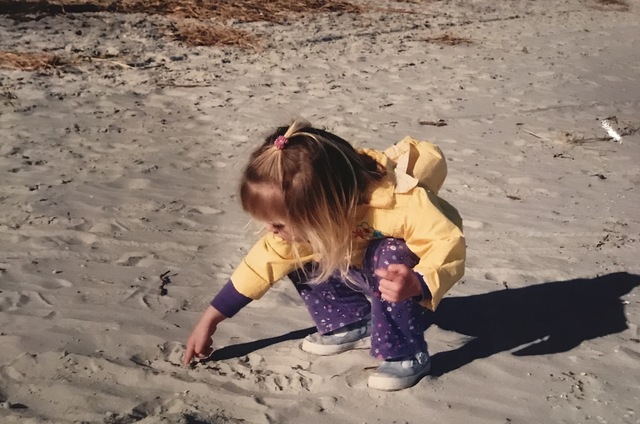 Fui a la playa con mi familia.