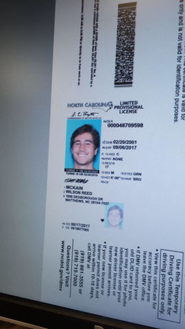 recibi la licenia de conducir