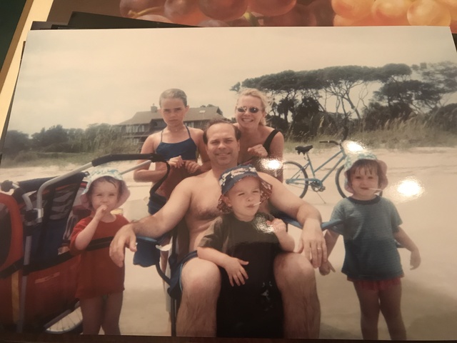 Fui en vacaciones en la playa.