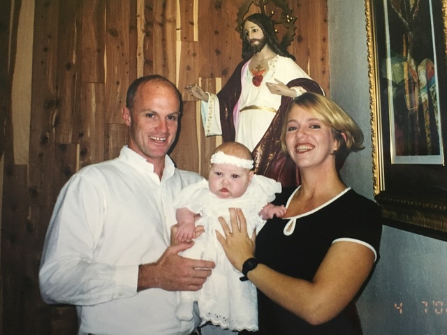 Me bautizaron en la iglesia