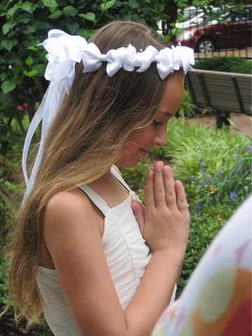 Hice primera comunión.