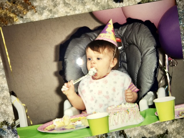 Tuve mi primera cumpleaños.