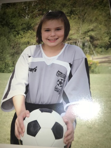 Yo jugó fútbol por primera vez