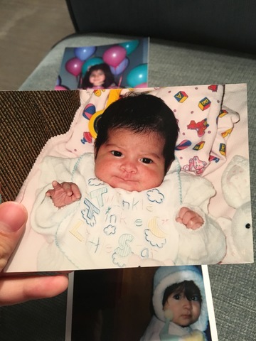 En el dieciocho de Febrero, yo nací en Guatemala City.