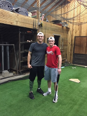 Me encontré y trabajé con un jugador de MLB.