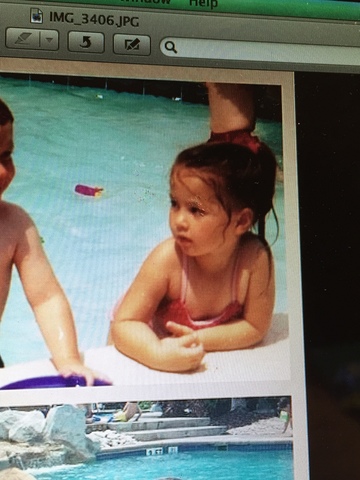 Fui a la playa por la primera vez.