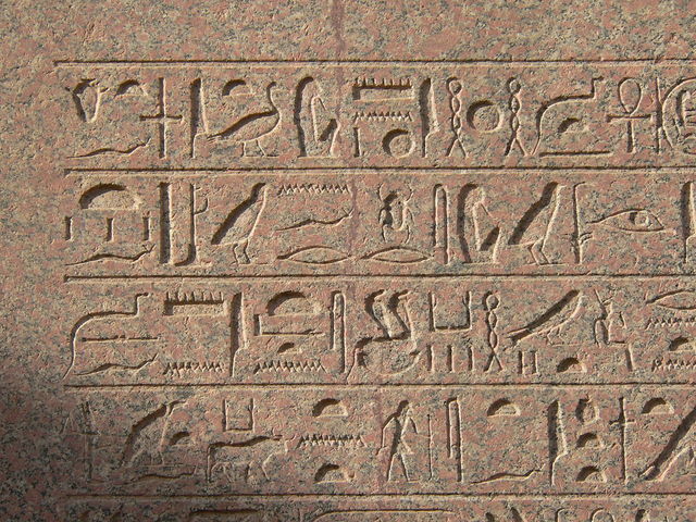 JEROGLÍFICOS EGIPCIOS 3100 a. C.