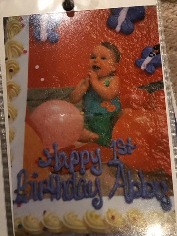 Tuve mi primer cumpleaños