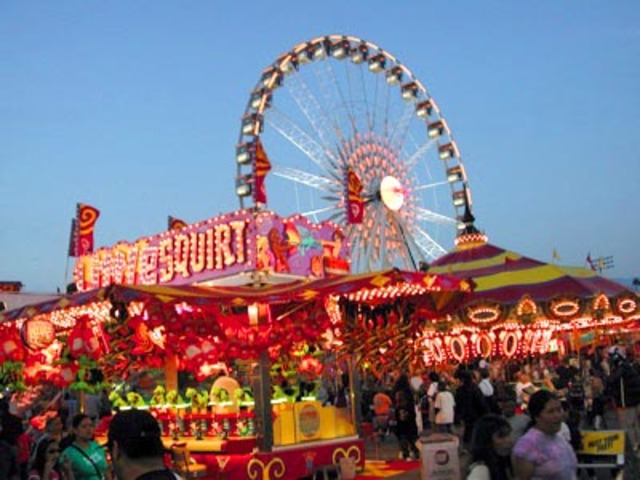 Thousand of people attending the County Fair