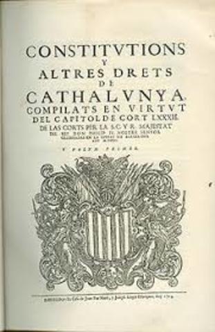 L’arxiduc Carles jura les Constitucions catalanes