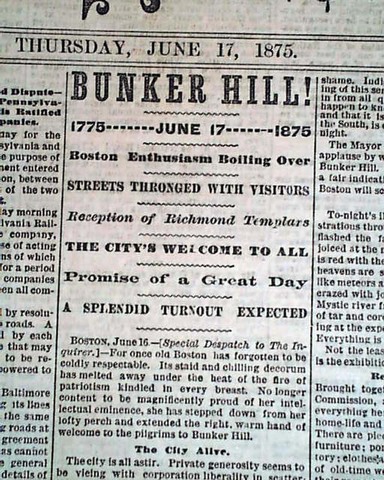 The Battle of Bunker Hill
