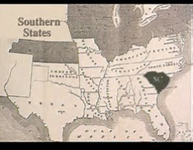 South Carolina Secedes from the Union