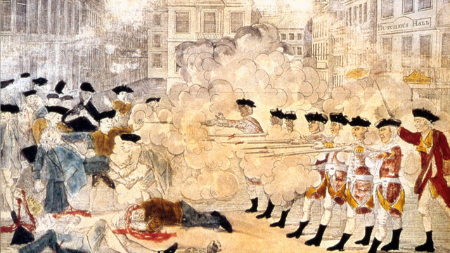 The Boston Massacre Occurs