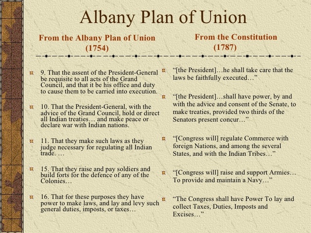 Albany Union Plan