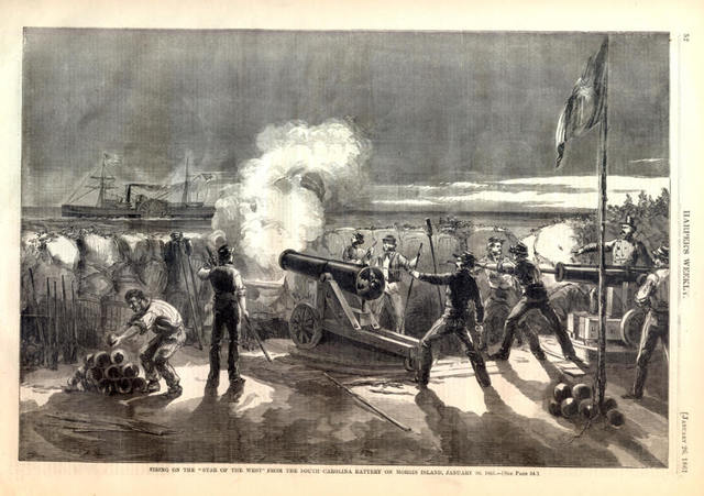 First Shots of the Civil War