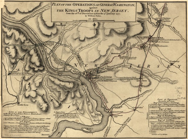 The Battle of Trenton and Princeton