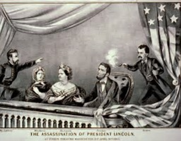 Lincoln Assassinated by John Wilkes Boothe