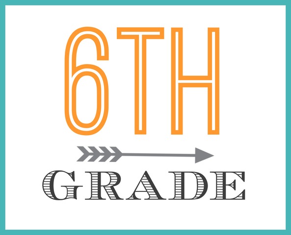 The start of 6th grade