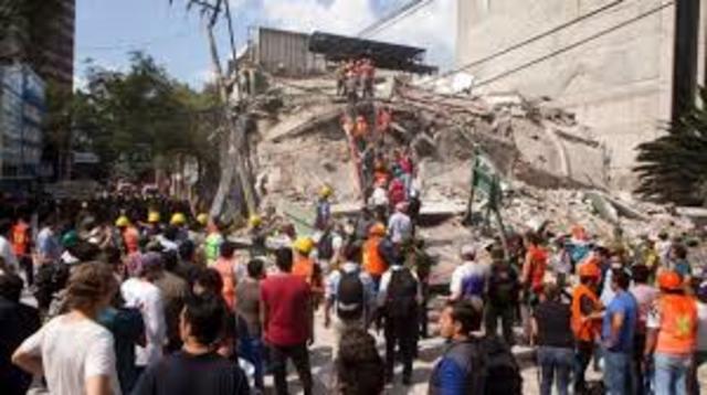 Earth quake in Mexico