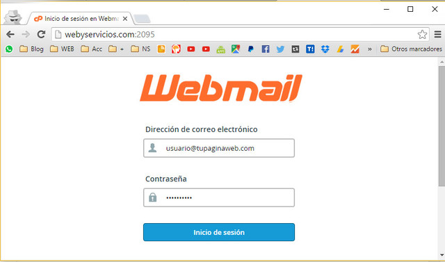 Llega el webmail
