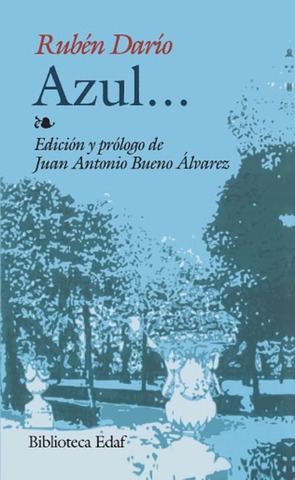 Publicación de ruben diario él libro "azul"