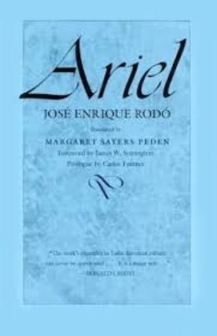 Publicación del libro "Ariel" José Enrique Rodó