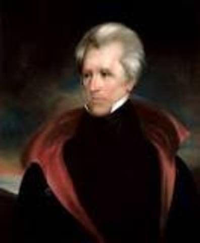 Andrew Jackson becomes president