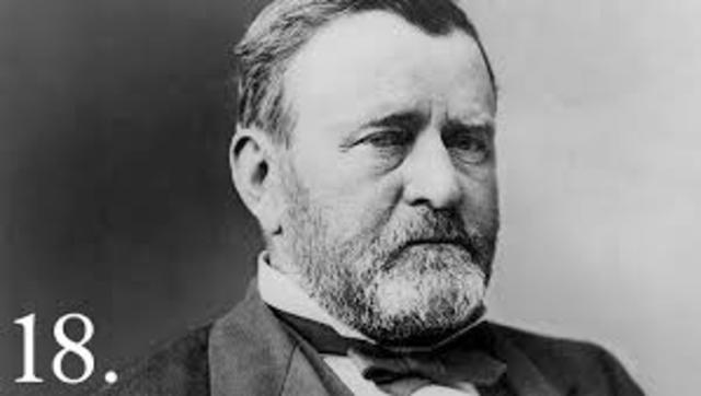 Ulysses S. Grant becomes the 18th President