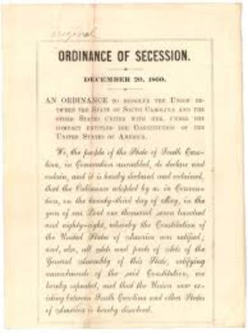 South Carolina Secedes