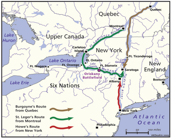 Burgoyne or Sara toga Campaign