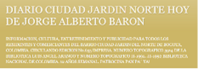 Diario Ciudad Jardin del Norte