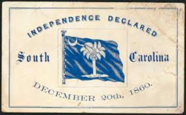 The South leaves The Union