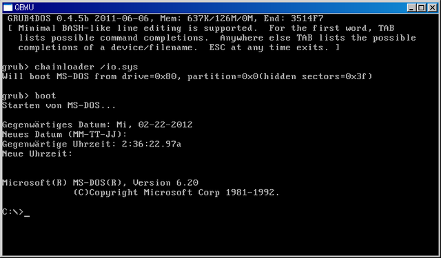 -MS-DOS 6.2: