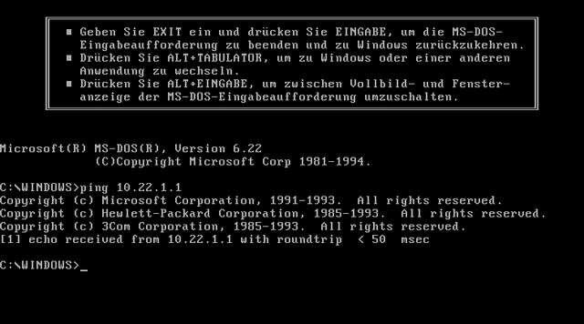 -MS-DOS 6.22: