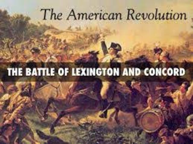 Battle of Lexigton and Concord