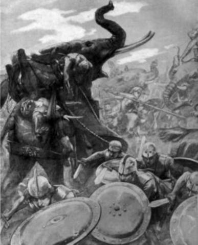 ME-Alexander defeated the king of India