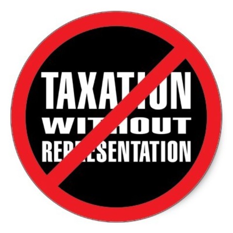 taxation without representation 1750s-60s