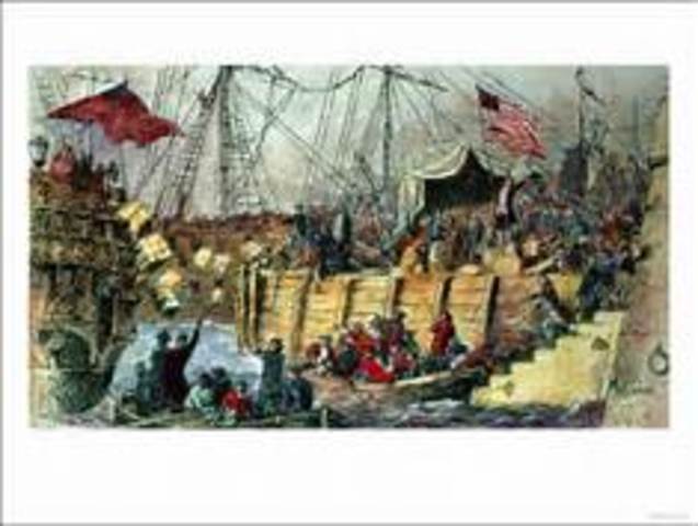 The Boston Tea party
