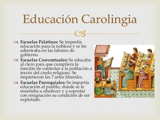 801 La educación carolingia