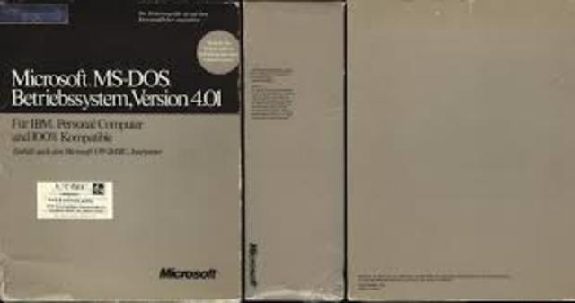 MS DOS 4.01