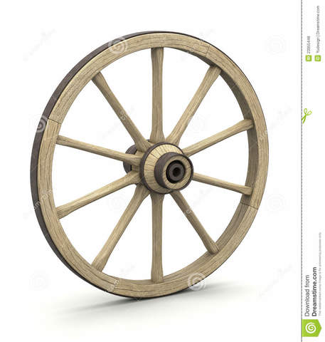 RUEDA DE MADERA