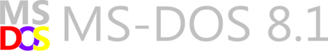 MS DOS 8.0