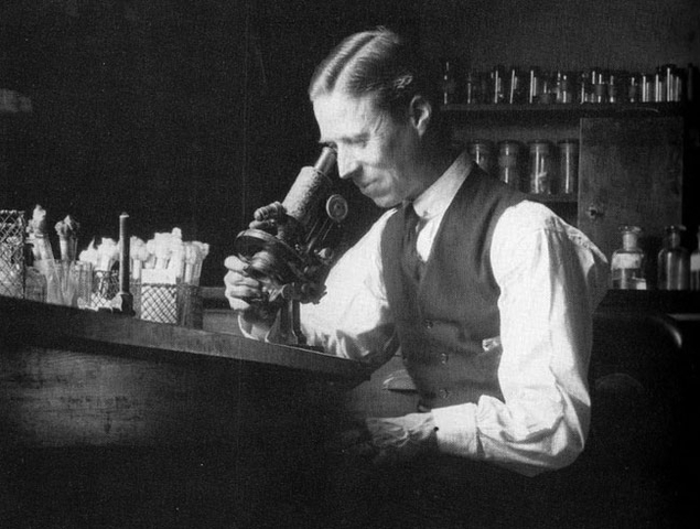 Descubrimiento de los bacteriófagos.